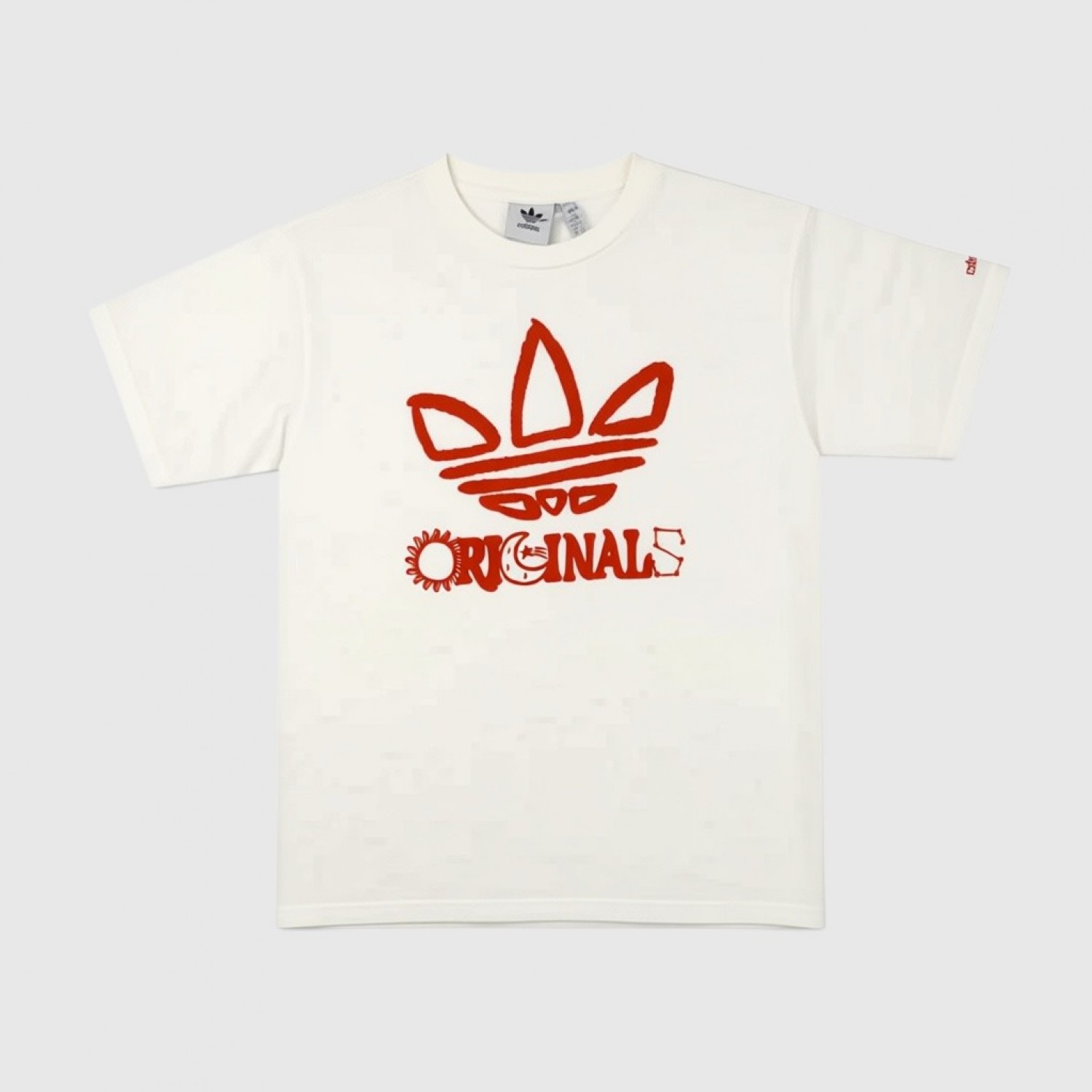 Adidas Originals x Kappa Retro Graphic T-Shirt Λευκό / Pre-Owned